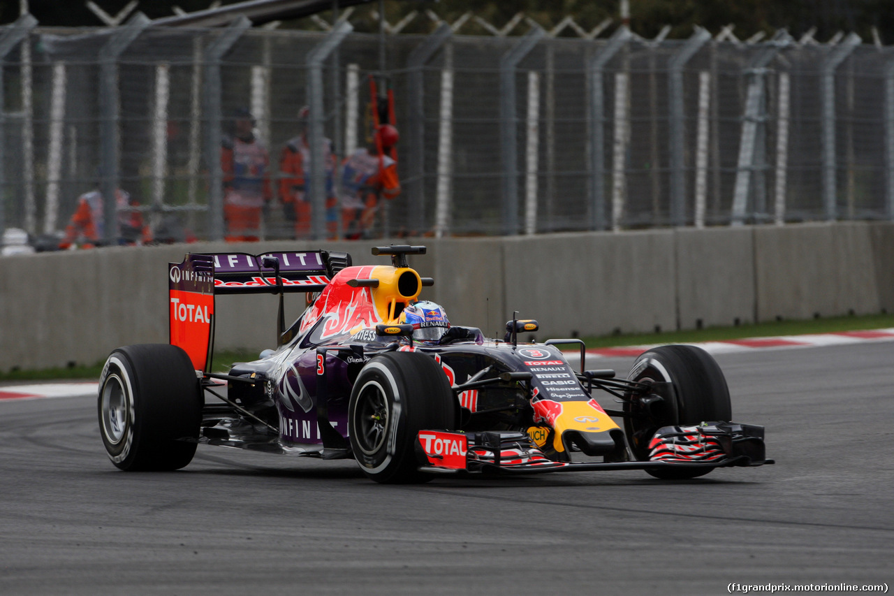 GP MESSICO, 30.10.2015 - Prove Libere 2, Daniel Ricciardo (AUS) Red Bull Racing RB11