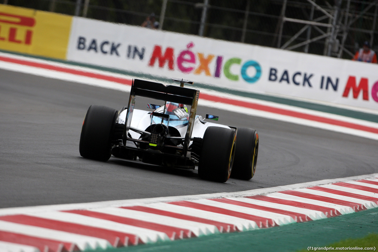 GP MESSICO, 30.10.2015 - Prove Libere 2, Felipe Massa (BRA) Williams F1 Team FW37