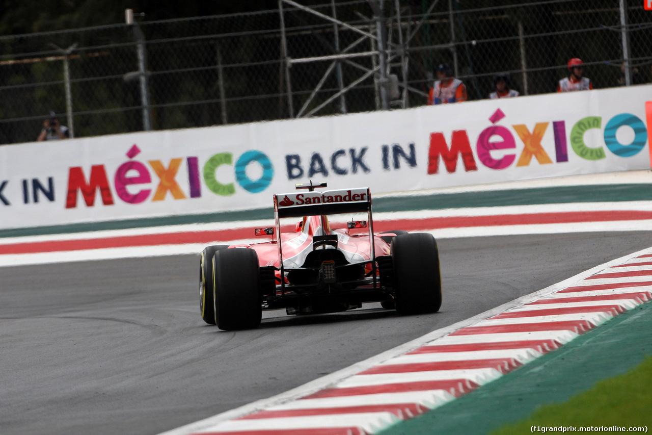 GP MESSICO, 30.10.2015 - Prove Libere 2, Kimi Raikkonen (FIN) Ferrari SF15-T