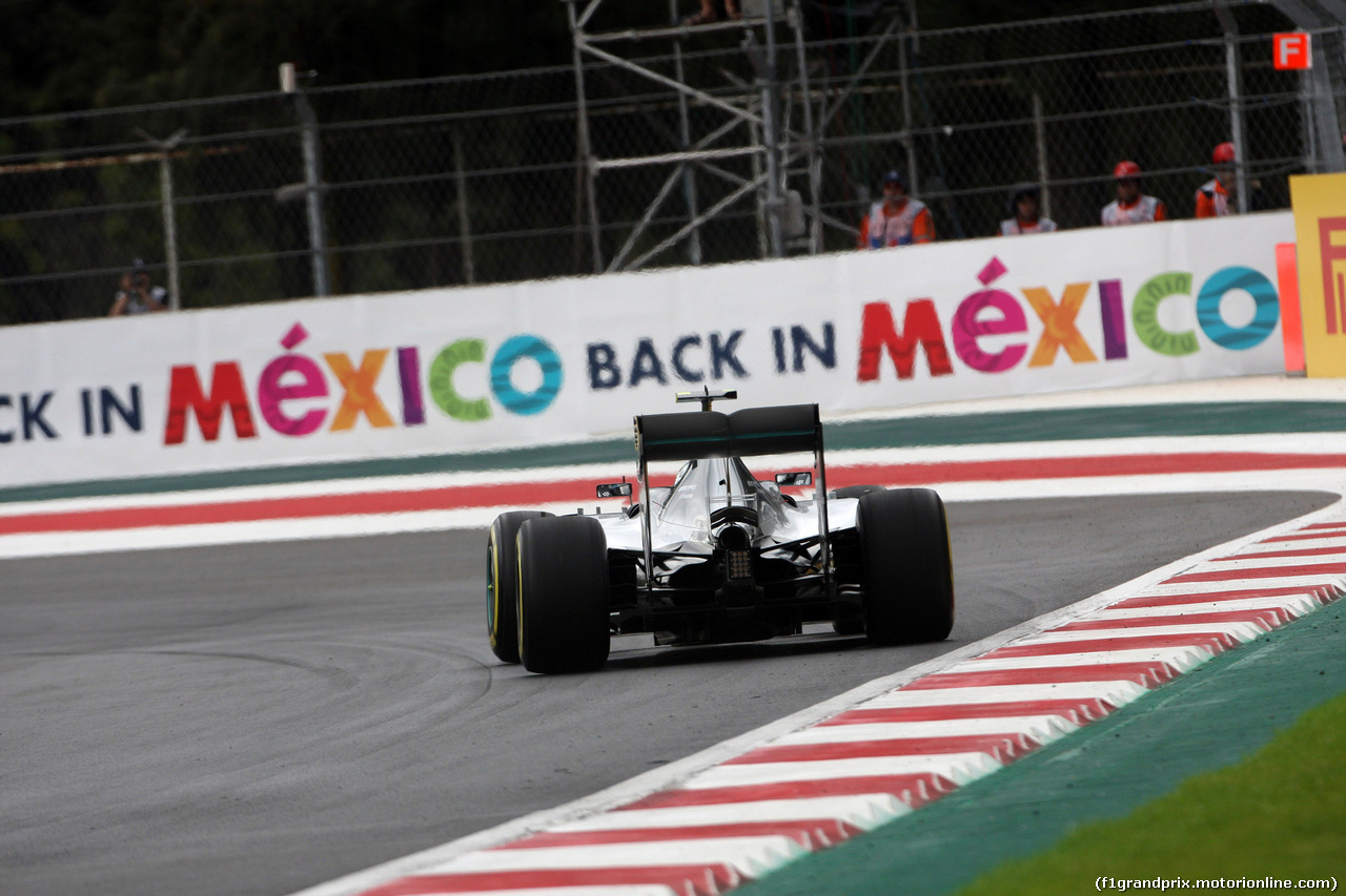 GP MESSICO, 30.10.2015 - Prove Libere 2, Nico Rosberg (GER) Mercedes AMG F1 W06
