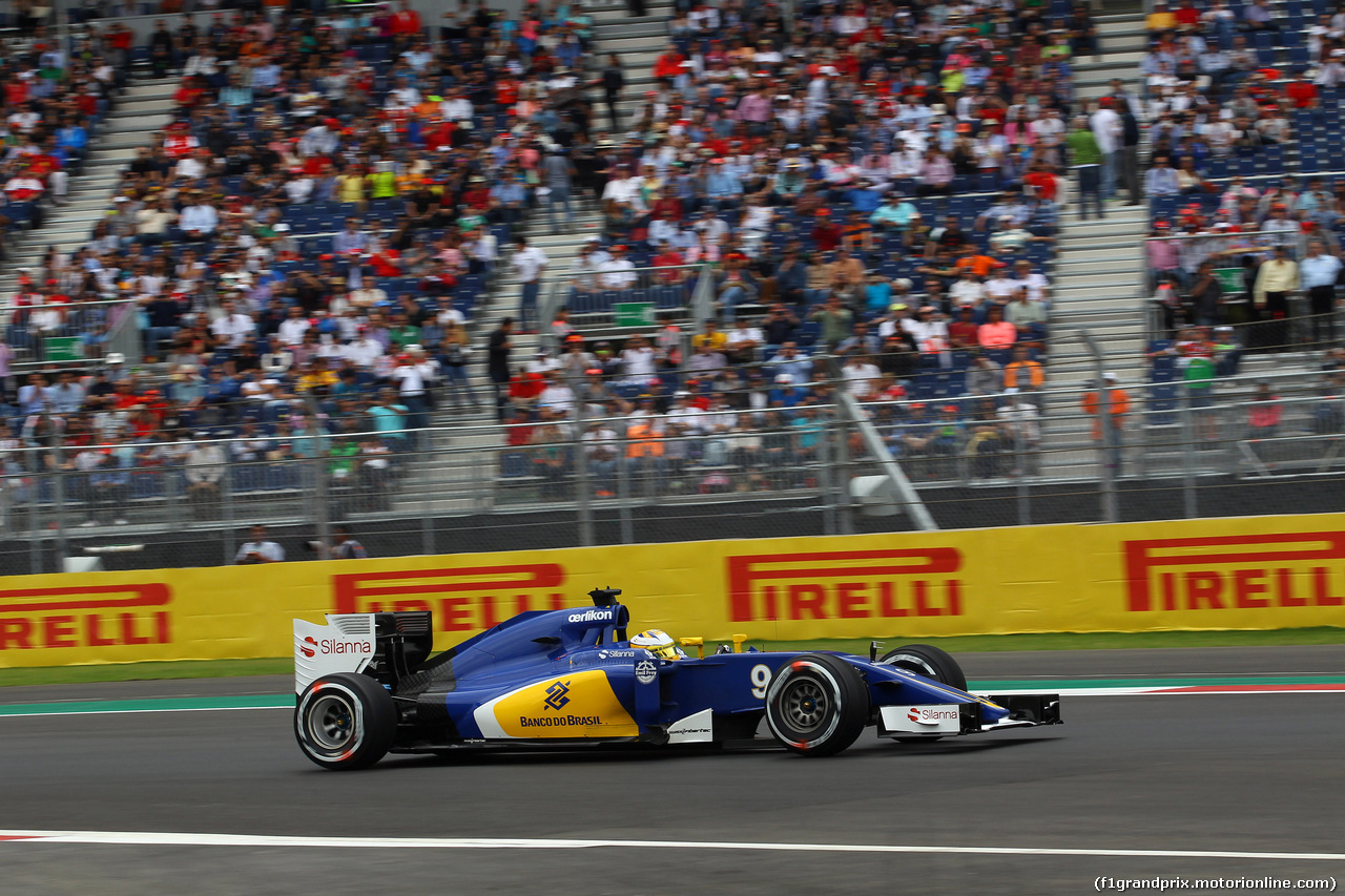 GP MESSICO, 30.10.2015 - Prove Libere 2, Marcus Ericsson (SUE) Sauber C34