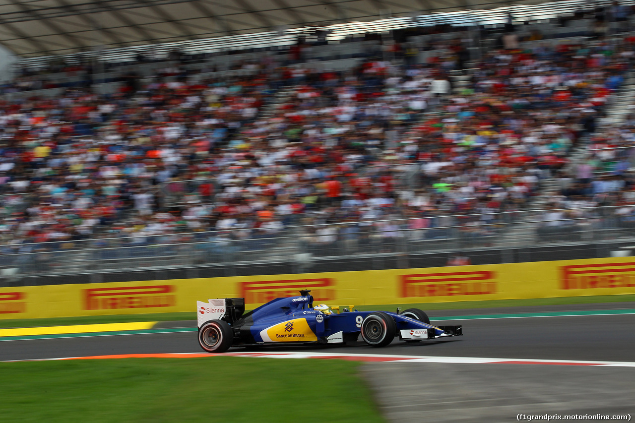 GP MESSICO, 30.10.2015 - Prove Libere 2, Marcus Ericsson (SUE) Sauber C34