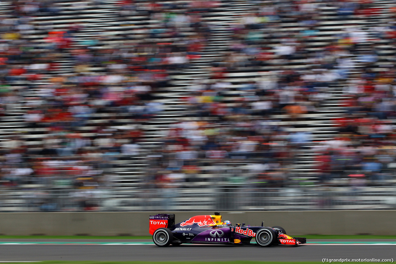 GP MESSICO, 30.10.2015 - Prove Libere 2, Daniel Ricciardo (AUS) Red Bull Racing RB11