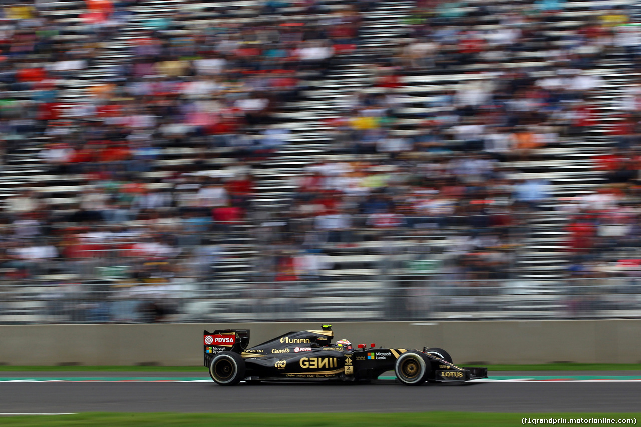 GP MESSICO, 30.10.2015 - Prove Libere 2, Pastor Maldonado (VEN) Lotus F1 Team E23