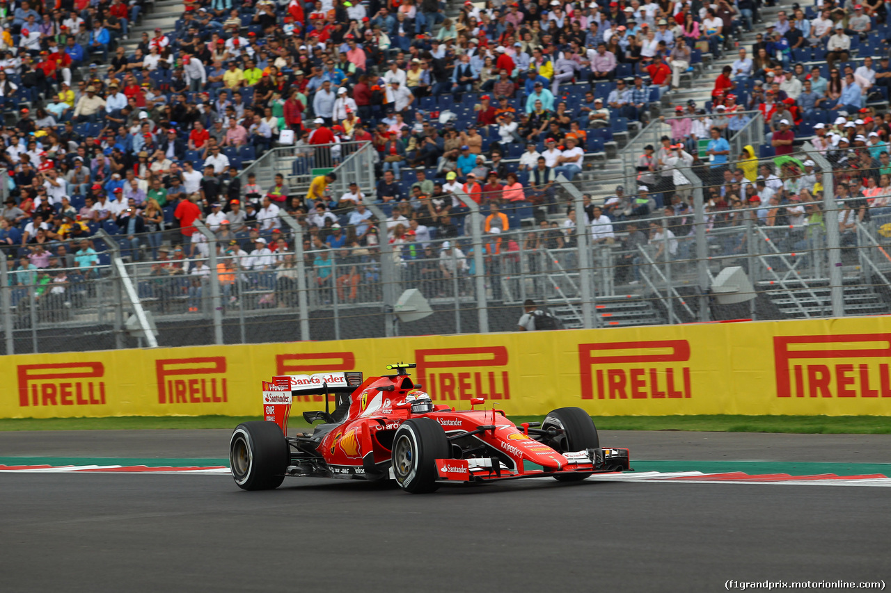 GP MESSICO, 30.10.2015 - Prove Libere 2, Kimi Raikkonen (FIN) Ferrari SF15-T