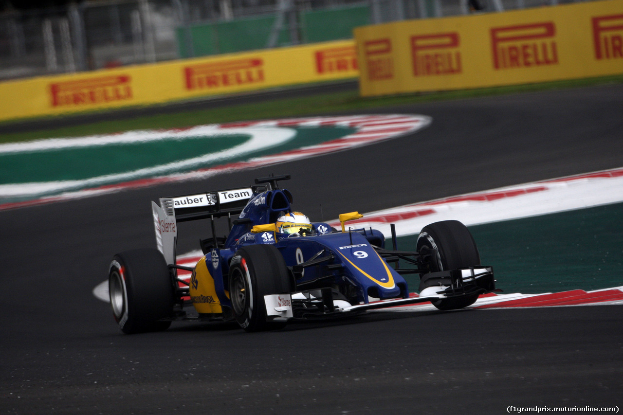 GP MESSICO, 30.10.2015 - Prove Libere 2, Marcus Ericsson (SUE) Sauber C34