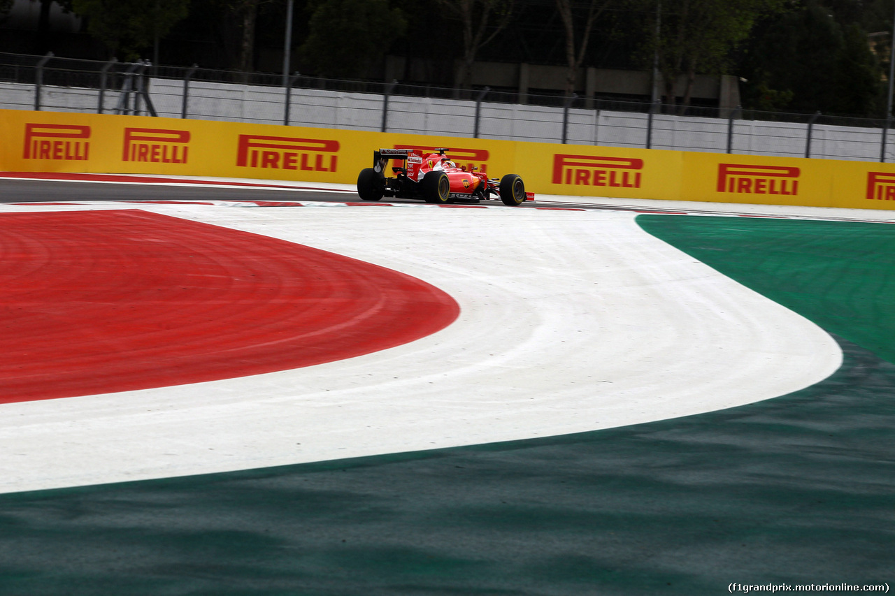 GP MESSICO, 30.10.2015 - Prove Libere 2, Sebastian Vettel (GER) Ferrari SF15-T