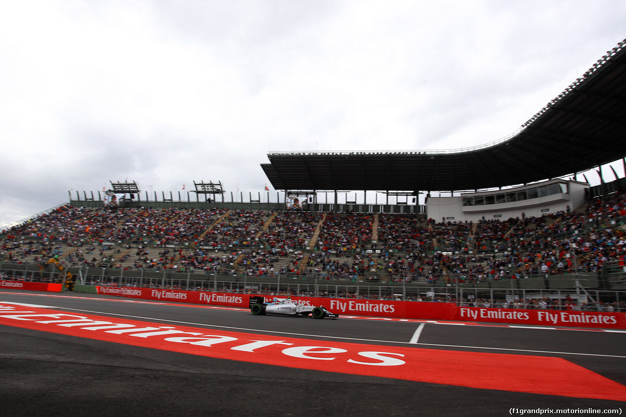 GP MESSICO, 30.10.2015 - Prove Libere 2, Valtteri Bottas (FIN) Williams F1 Team FW37