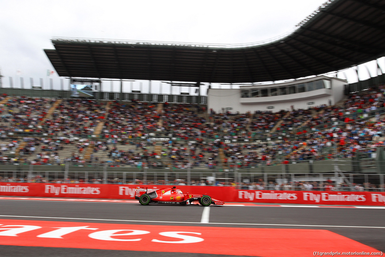 GP MESSICO, 30.10.2015 - Prove Libere 2, Sebastian Vettel (GER) Ferrari SF15-T