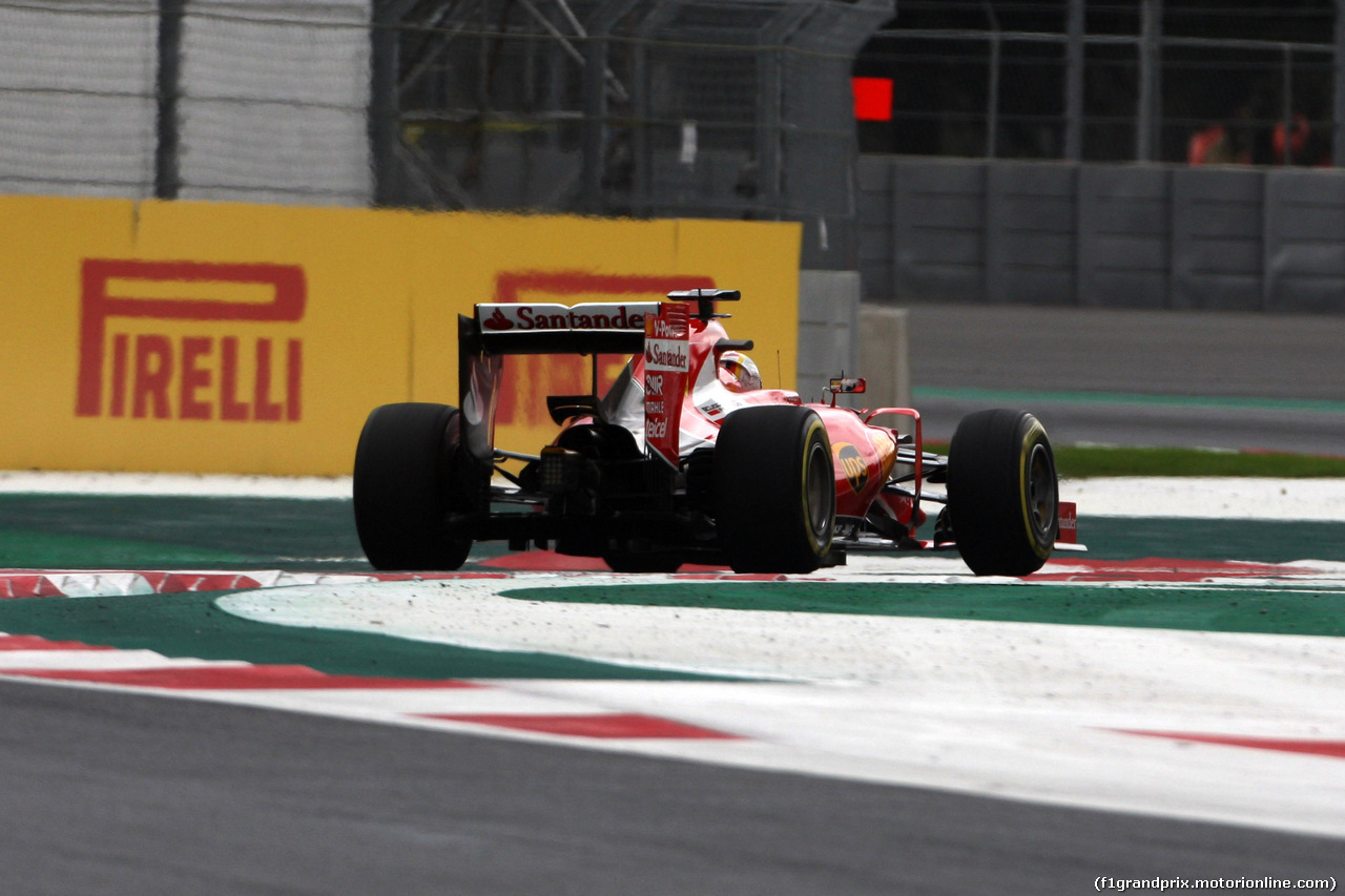 GP MESSICO, 30.10.2015 - Prove Libere 2, Sebastian Vettel (GER) Ferrari SF15-T