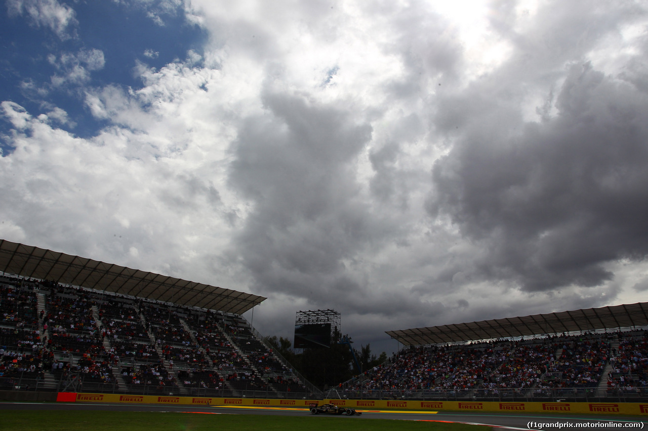 GP MESSICO, 30.10.2015 - Prove Libere 2, Romain Grosjean (FRA) Lotus F1 Team E23