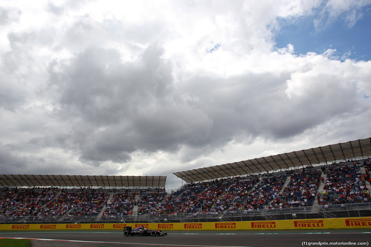GP MESSICO, 30.10.2015 - Prove Libere 2, Fernando Alonso (ESP) McLaren Honda MP4-30