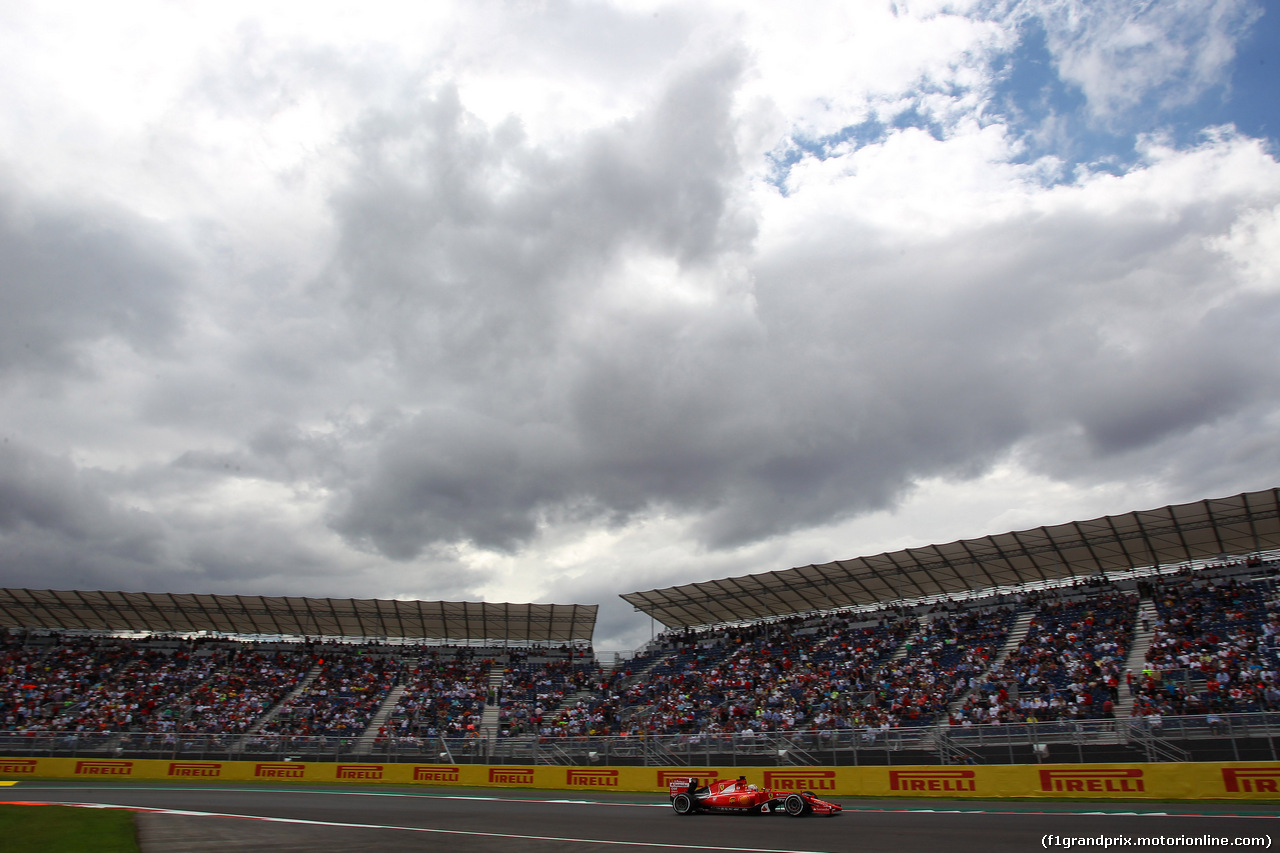 GP MESSICO, 30.10.2015 - Prove Libere 2, Sebastian Vettel (GER) Ferrari SF15-T