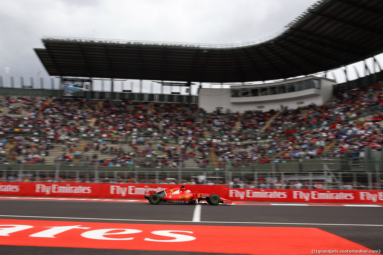 GP MESSICO, 30.10.2015 - Prove Libere 2, Sebastian Vettel (GER) Ferrari SF15-T
