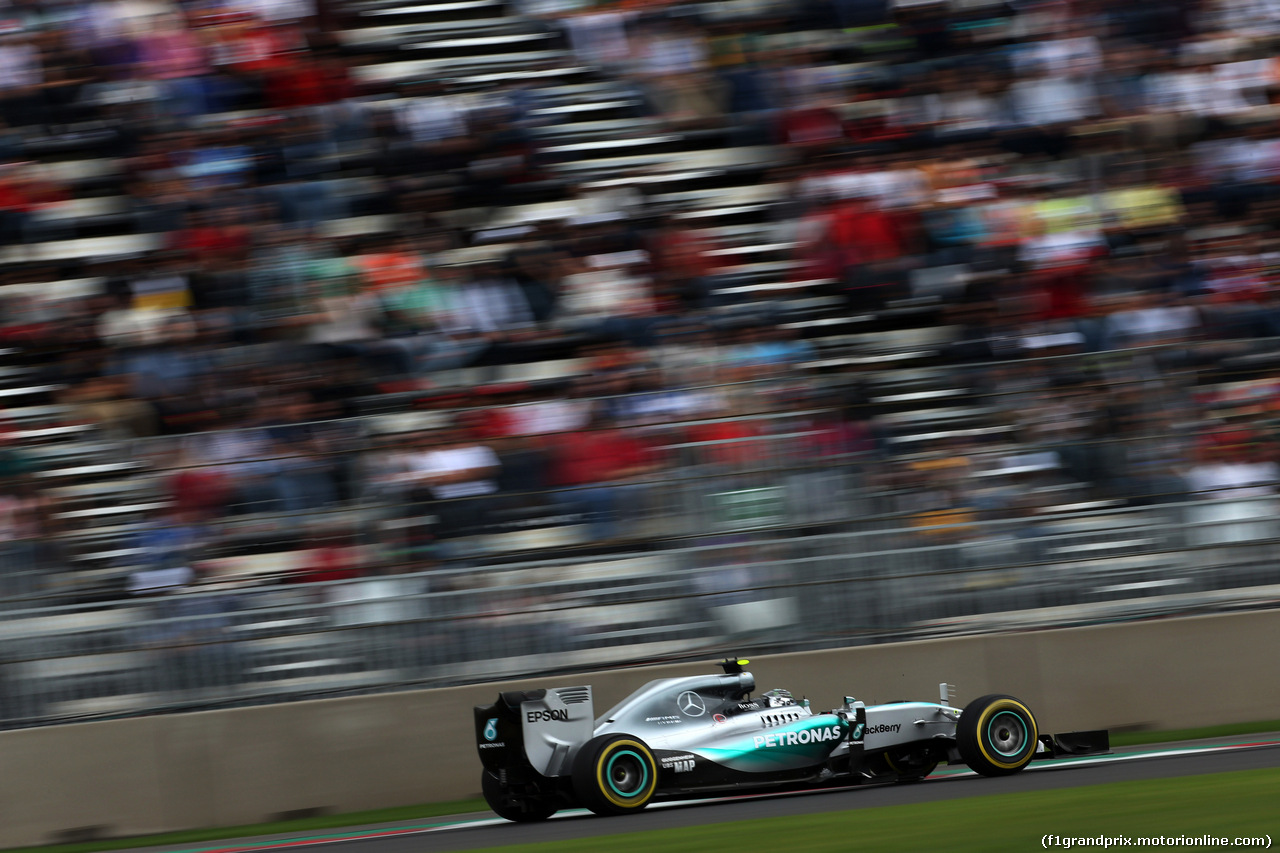 GP MESSICO, 30.10.2015 - Prove Libere 2, Nico Rosberg (GER) Mercedes AMG F1 W06