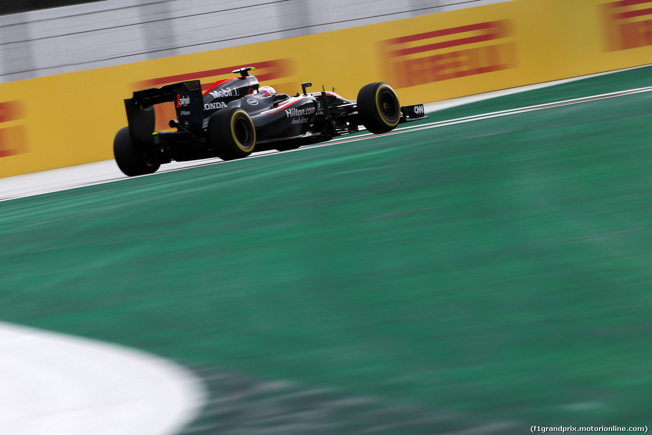 GP MESSICO, 30.10.2015 - Prove Libere 2, Fernando Alonso (ESP) McLaren Honda MP4-30