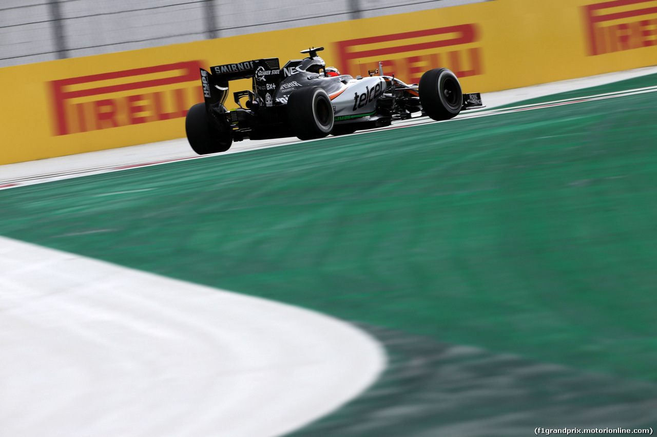 GP MESSICO, 30.10.2015 - Prove Libere 2, Nico Hulkenberg (GER) Sahara Force India F1 VJM08