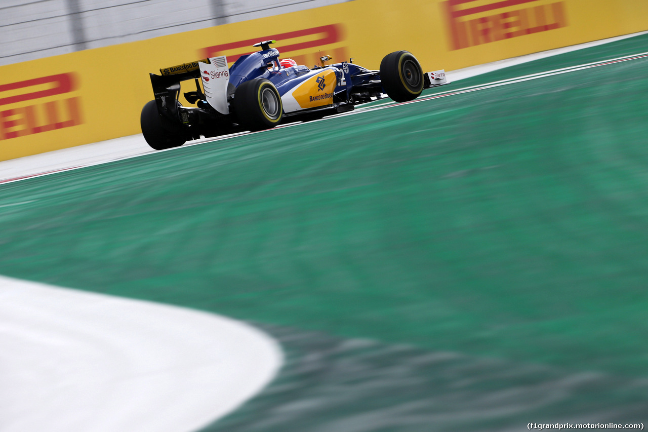 GP MESSICO, 30.10.2015 - Prove Libere 2, Felipe Nasr (BRA) Sauber C34