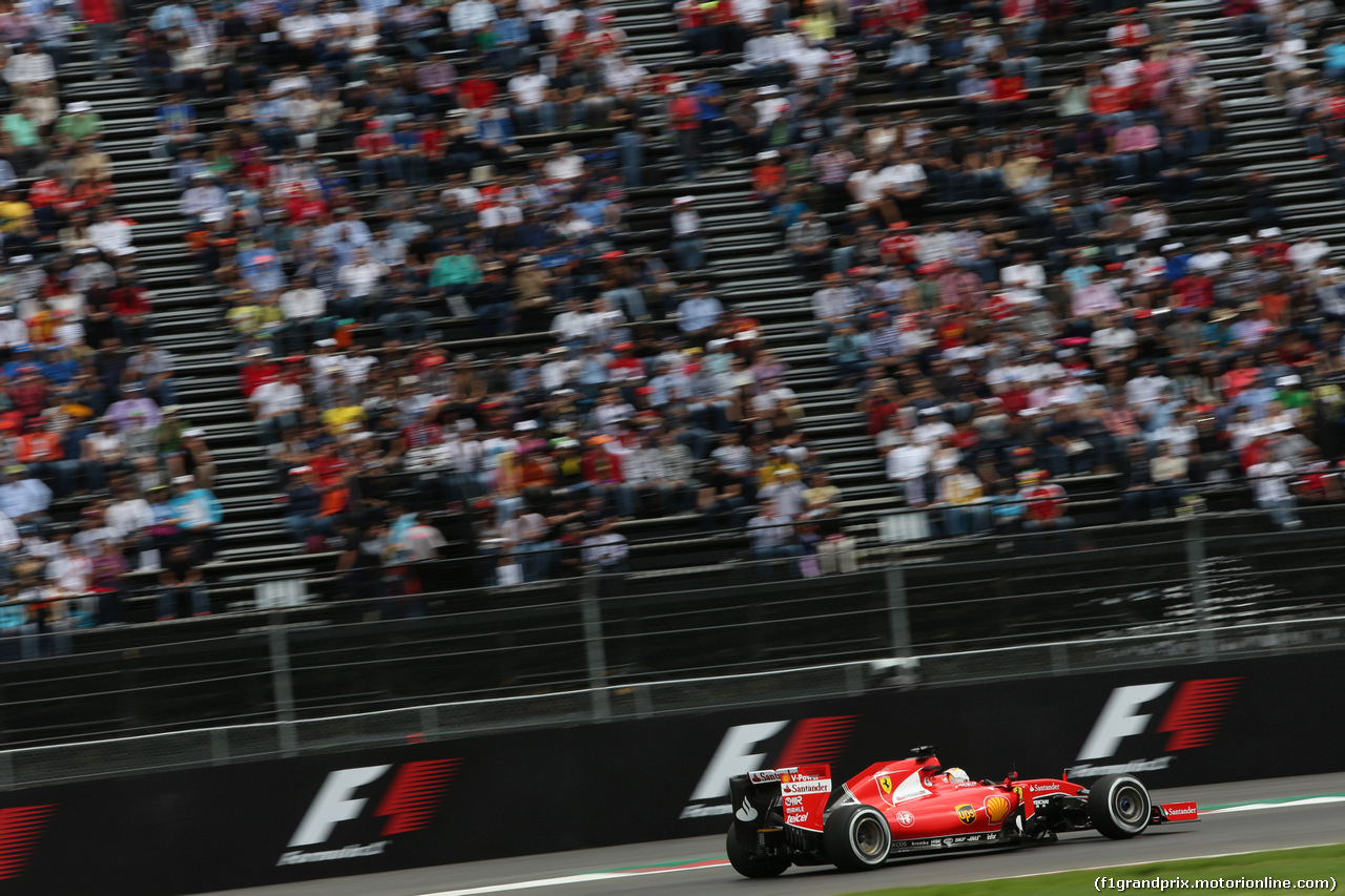 GP MESSICO, 30.10.2015 - Prove Libere 2, Sebastian Vettel (GER) Ferrari SF15-T