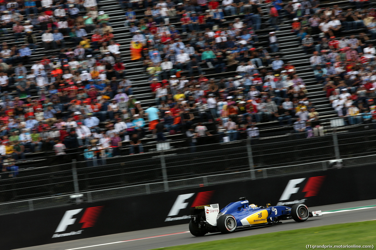 GP MESSICO, 30.10.2015 - Prove Libere 2, Marcus Ericsson (SUE) Sauber C34