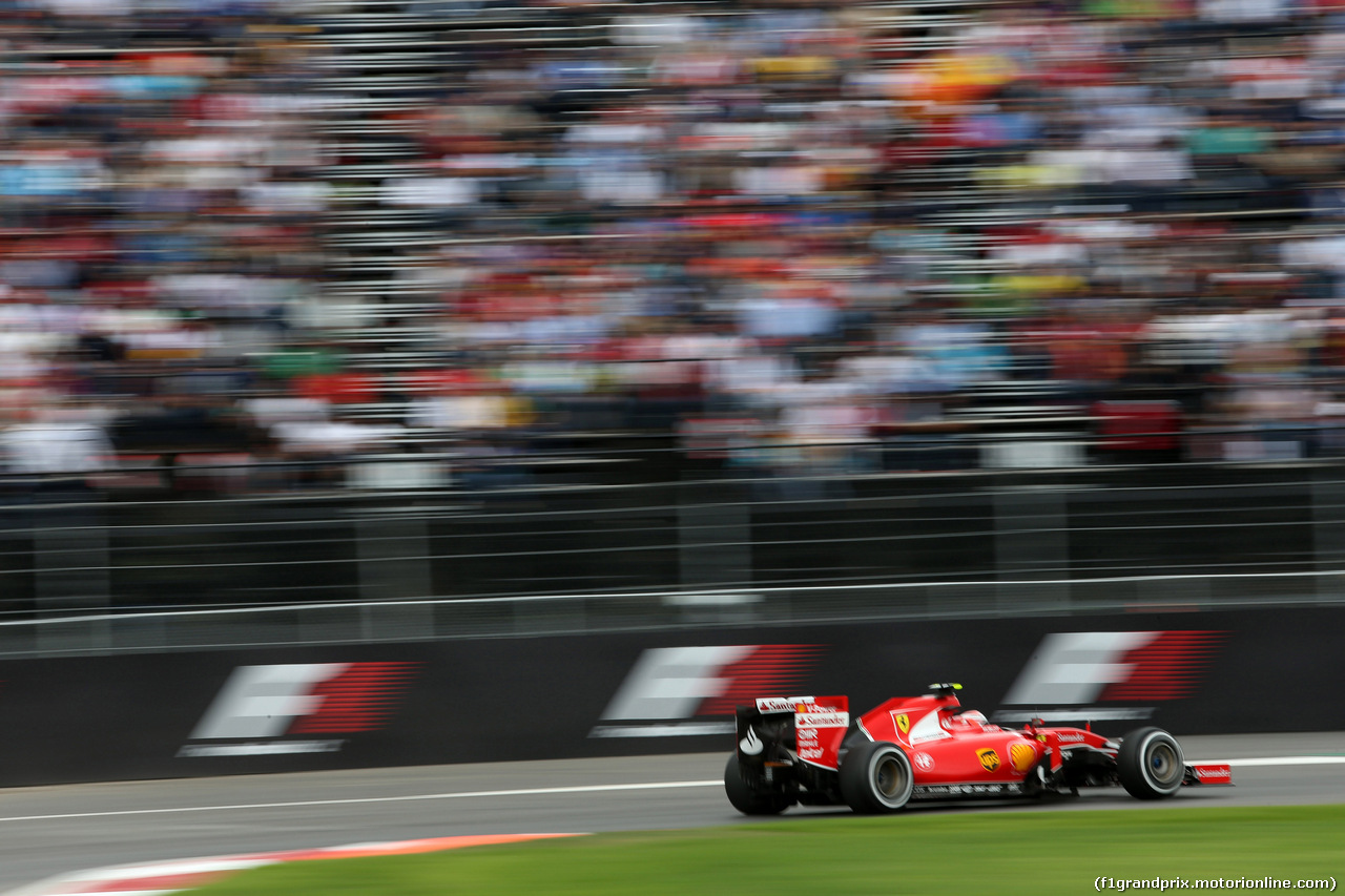GP MESSICO, 30.10.2015 - Prove Libere 2, Kimi Raikkonen (FIN) Ferrari SF15-T