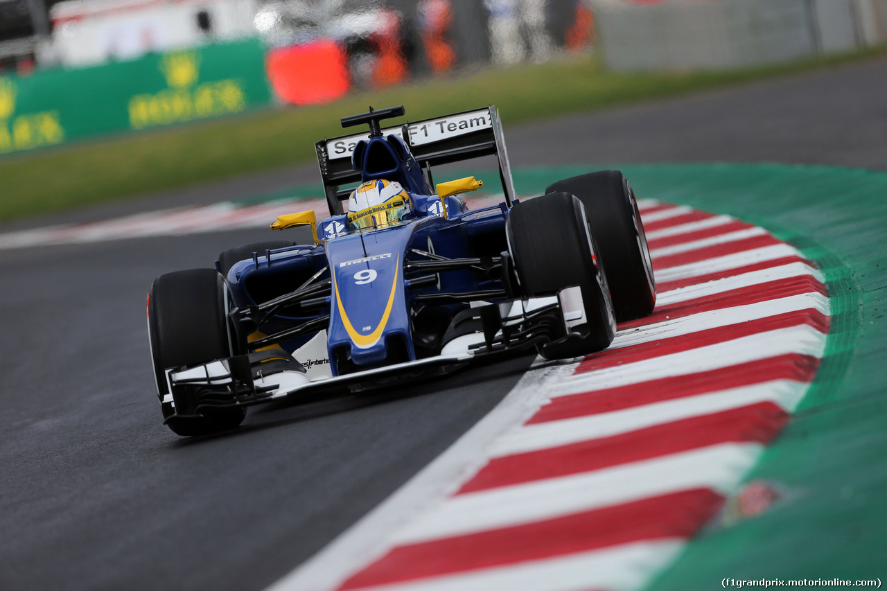 GP MESSICO, 30.10.2015 - Prove Libere 2, Marcus Ericsson (SUE) Sauber C34