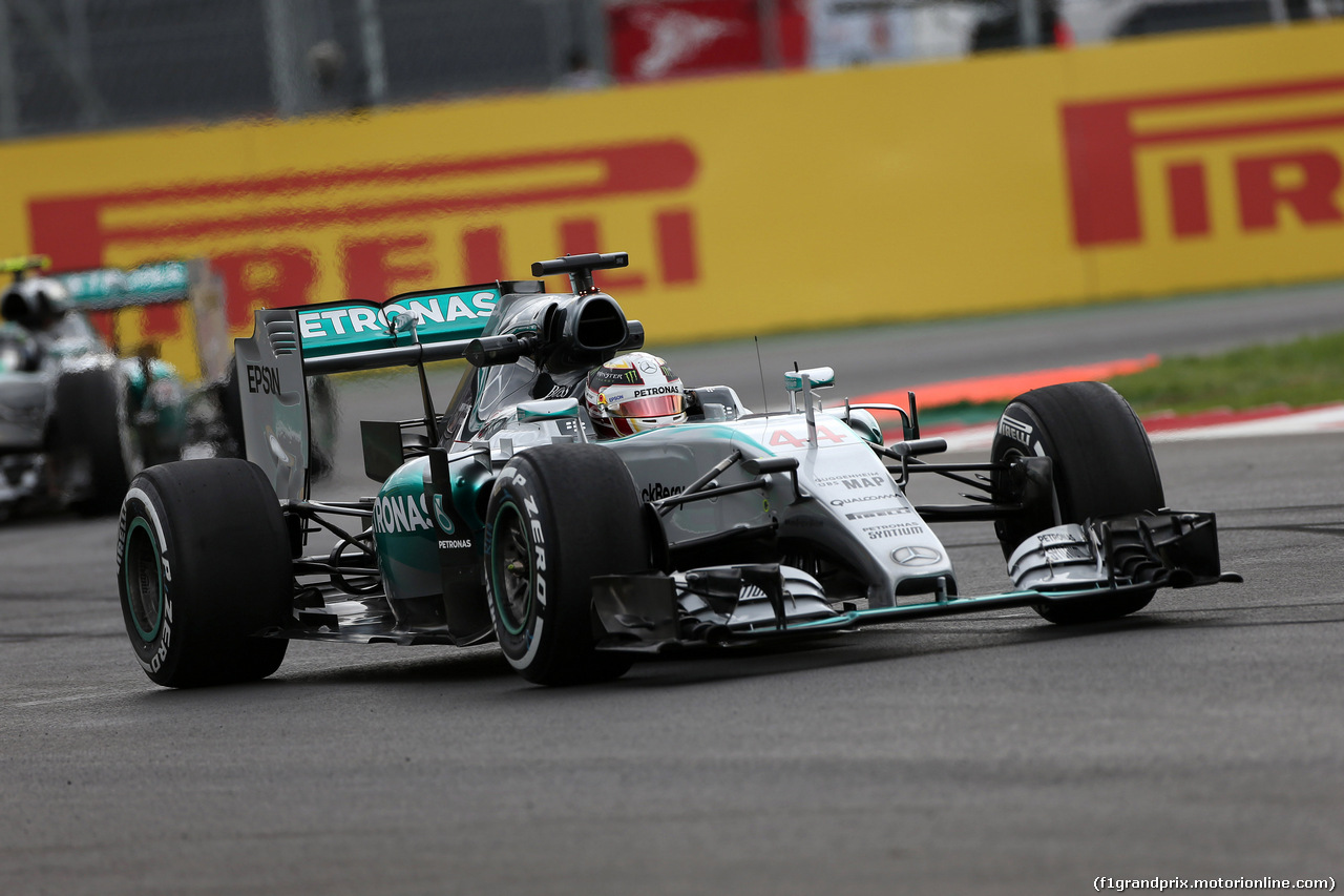 GP MESSICO, 30.10.2015 - Prove Libere 2, Lewis Hamilton (GBR) Mercedes AMG F1 W06
