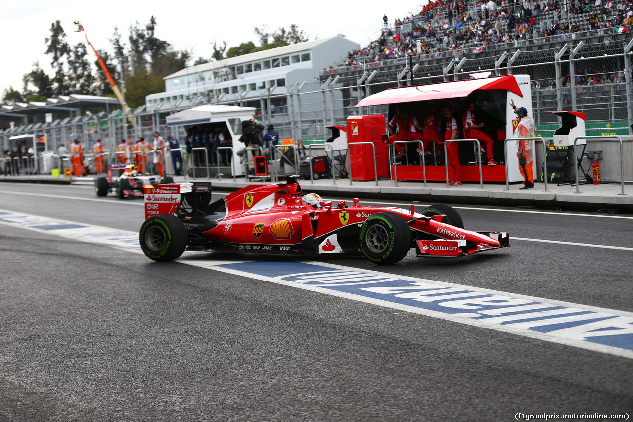 GP MESSICO, 30.10.2015 - Prove Libere 2, Sebastian Vettel (GER) Ferrari SF15-T