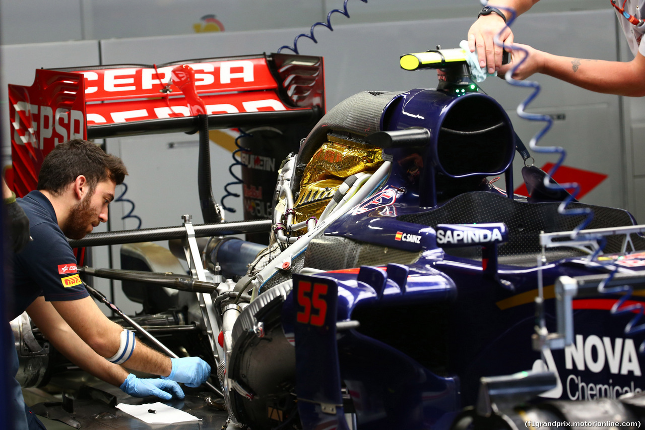 GP MESSICO, 30.10.2015 - Prove Libere 2, Scuderia Toro Rosso STR10, detail