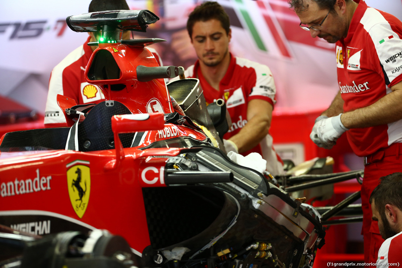 GP MESSICO, 30.10.2015 - Prove Libere 2, Ferrari SF15-T, detail
