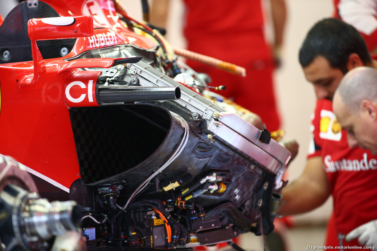 GP MESSICO, 30.10.2015 - Prove Libere 2, Ferrari SF15-T, detail
