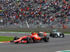 GP MESSICO, 30.10.2015 - Free Practice 1, Kimi Raikkonen (FIN) Ferrari SF15-T e Lewis Hamilton (GBR) Mercedes AMG F1 W06