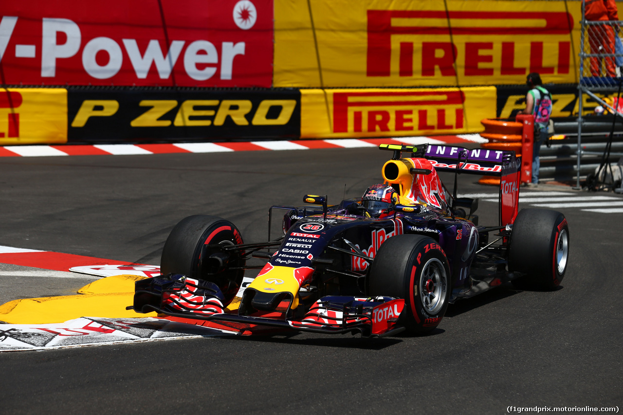 GP MONACO, 24.05.2015- Gara, Daniil Kvyat (RUS) Red Bull Racing RB11
