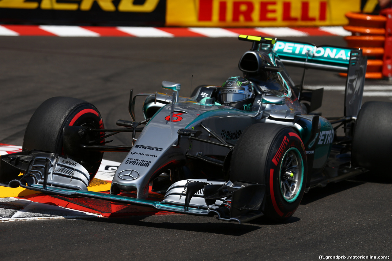 GP MONACO, 24.05.2015- Gara, Nico Rosberg (GER) Mercedes AMG F1 W06