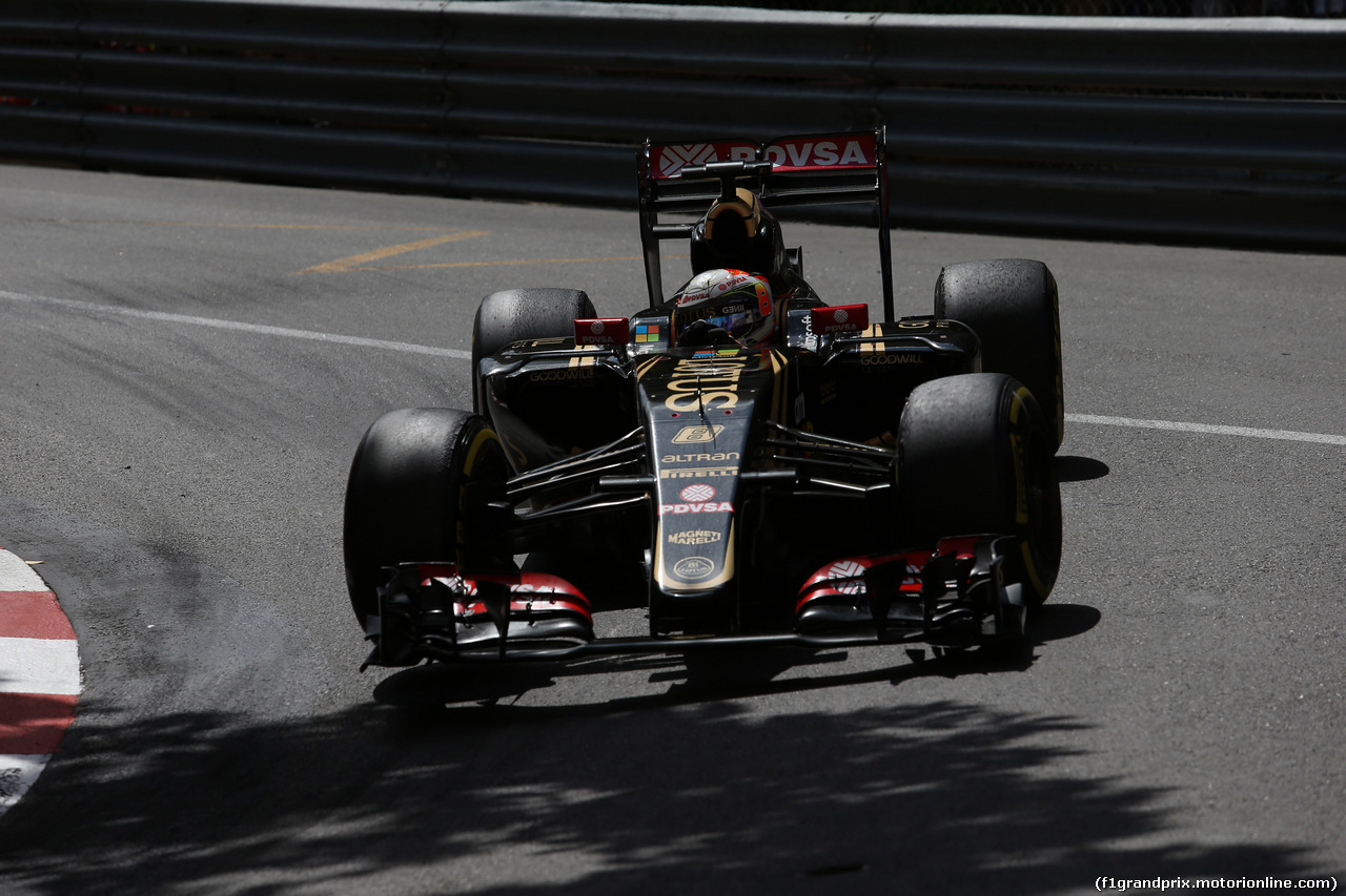 GP MONACO, 24.05.2015- Gara, Romain Grosjean (FRA) Lotus F1 Team E23