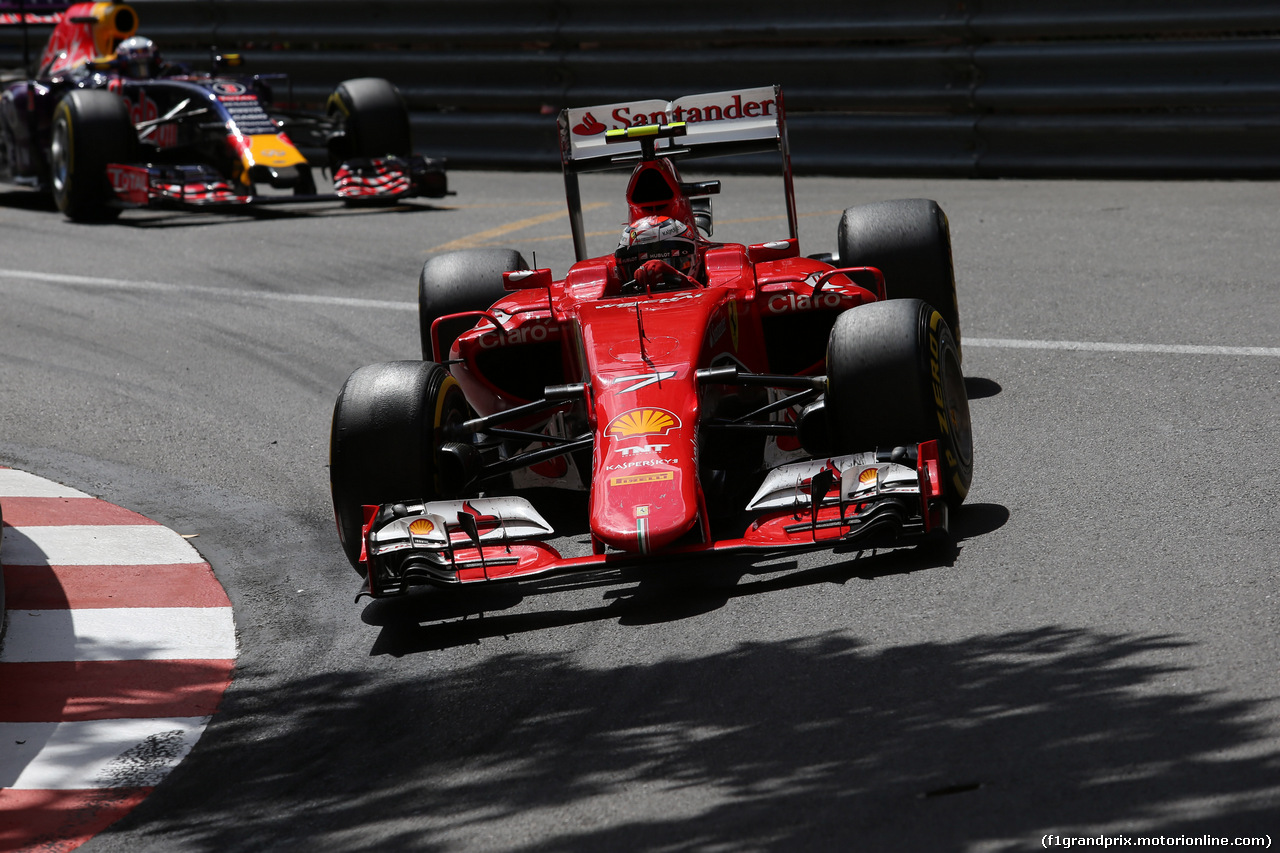 GP MONACO, 24.05.2015- Gara, Kimi Raikkonen (FIN) Ferrari SF15-T