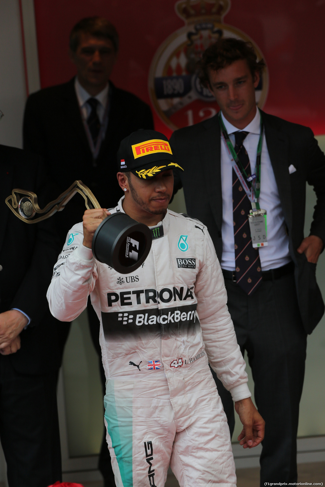 GP MONACO, 24.05.2015- Gara, Lewis Hamilton (GBR) Mercedes AMG F1 W06