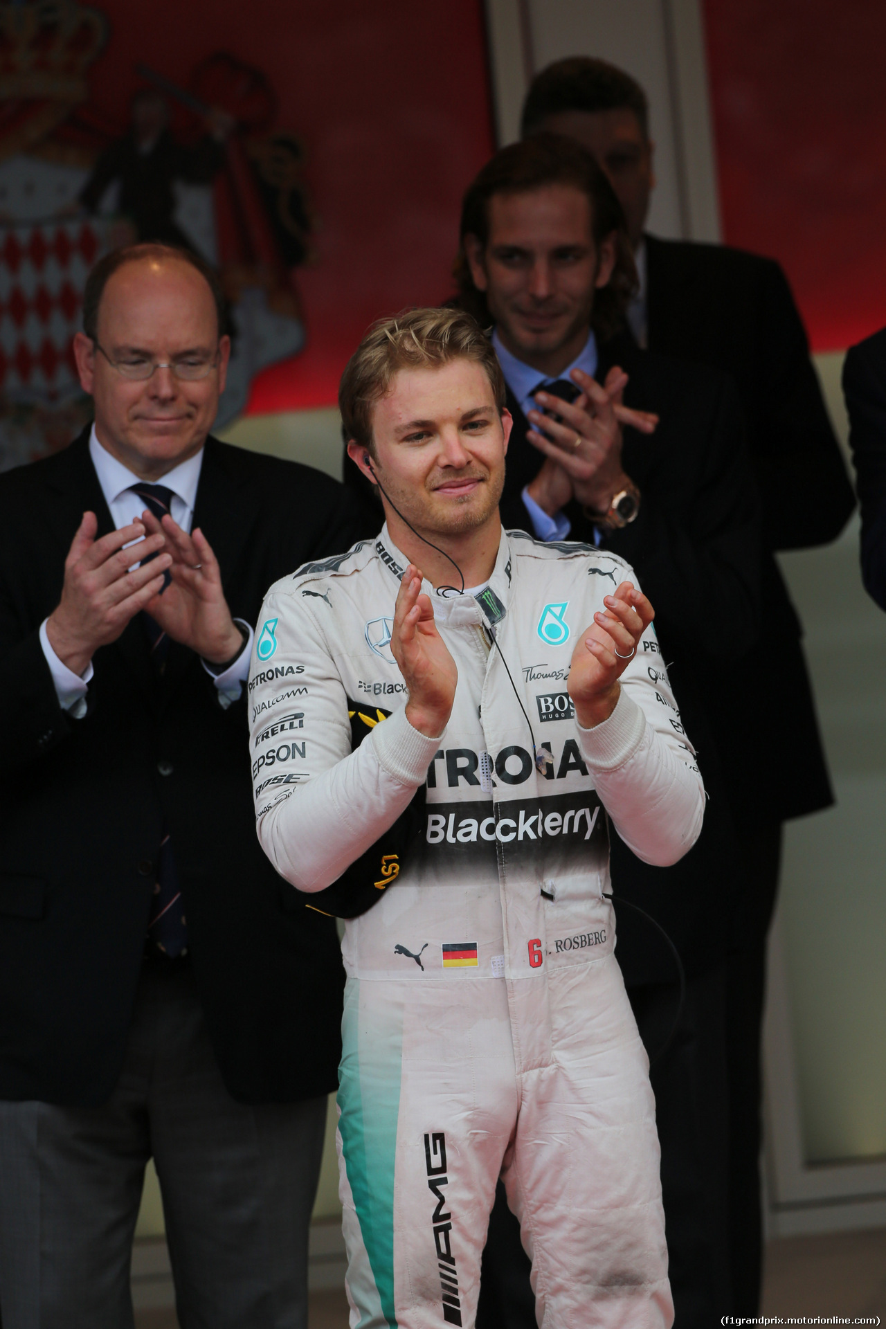GP MONACO, 24.05.2015- Podium, winner Nico Rosberg (GER) Mercedes AMG F1 W06