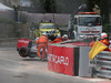 GP MONACO, 24.05.2015- Gara, Max Verstappen (NED) Scuderia Toro Rosso STR10 big crash