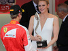 GP MONACO, 24.05.2015- Podium, Sebastian Vettel (GER) Ferrari SF15-T e Charlène Lynette Wittstock (ZBW) wife of HSH Prince Albert of Monaco (MON)