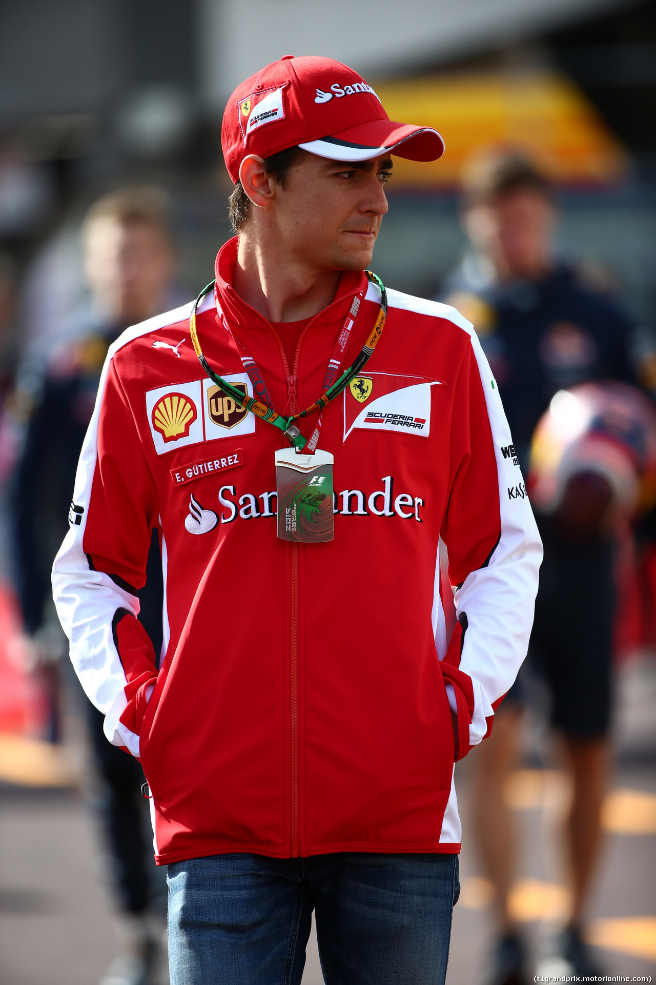 GP MONACO, 21.05.2015- Prove Libere 1,  Esteban Gutierrez (MEX) Ferrari Test e Reserve Driver