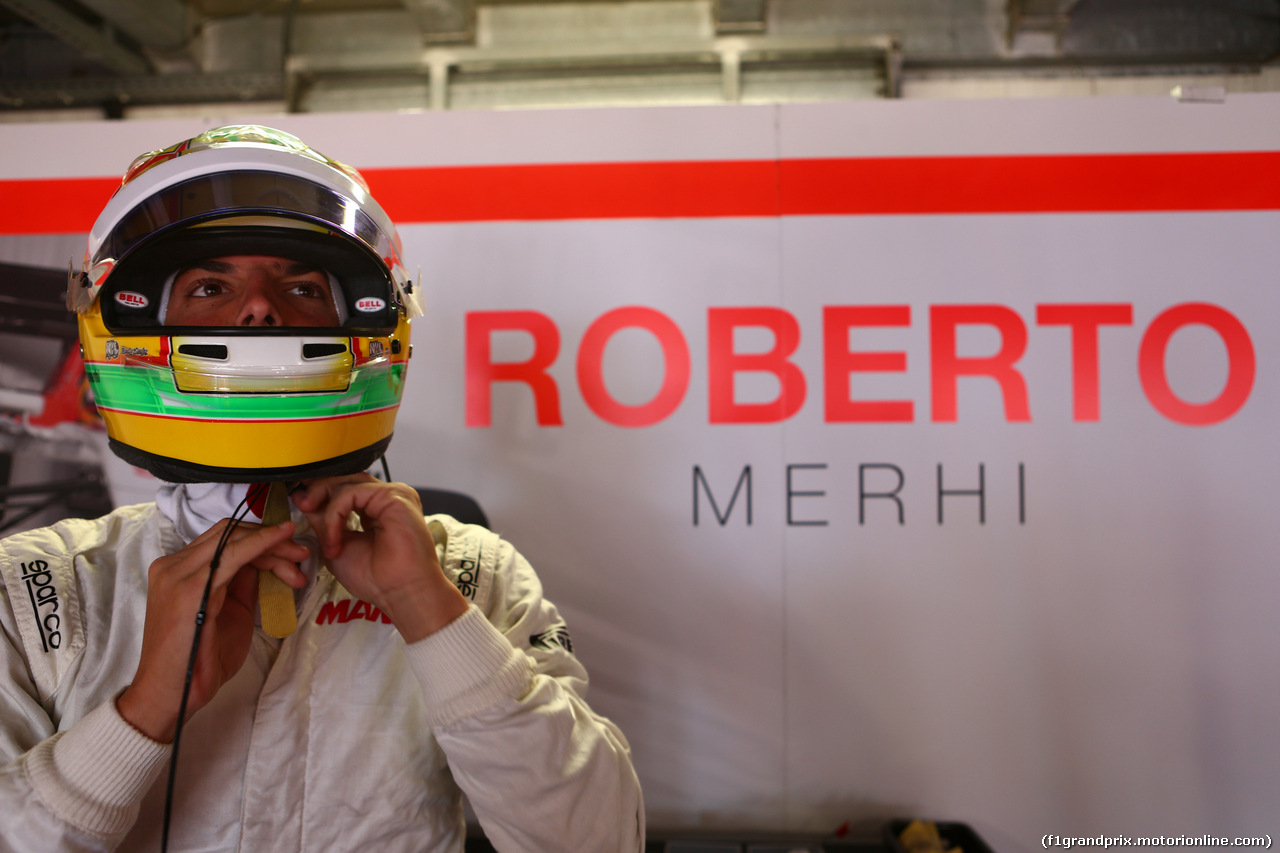 GP MONACO, 21.05.2015- Prove Libere 1,  Roberto Merhi (ESP) Manor Marussia F1 Team
