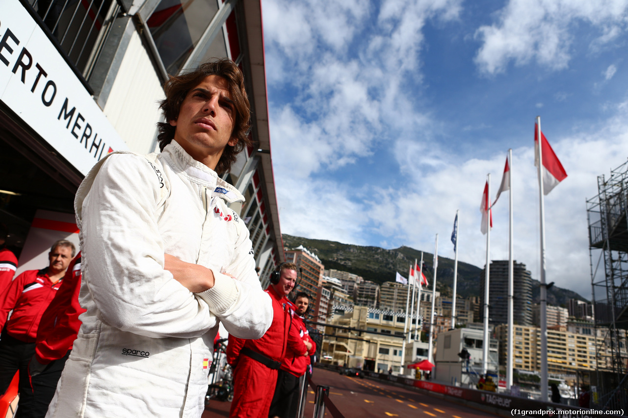 GP MONACO, 21.05.2015- Prove Libere 1,  Roberto Merhi (ESP) Manor Marussia F1 Team