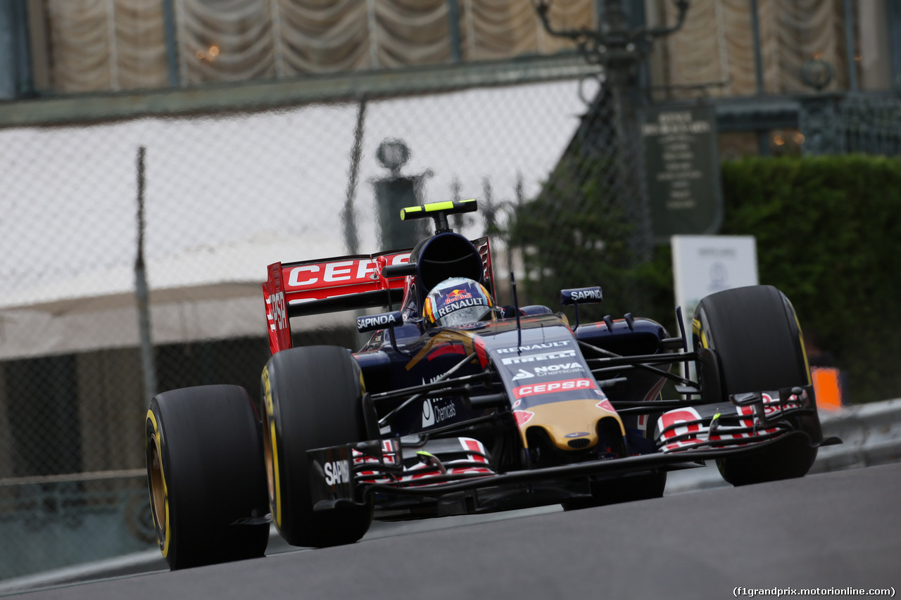GP MONACO, 21.05.2015- Prove Libere 1, Carlos Sainz Jr (ESP) Scuderia Toro Rosso STR10