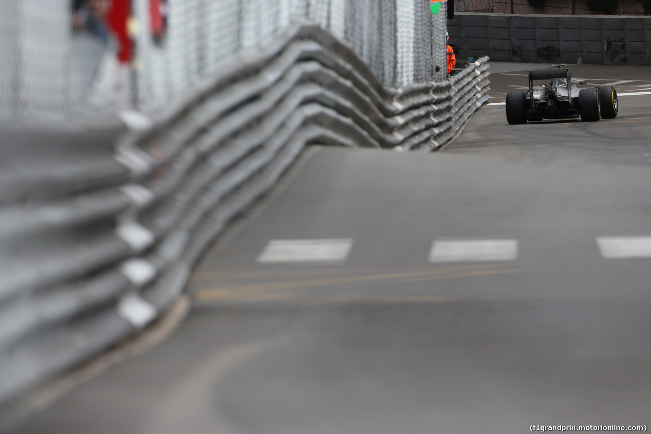 GP MONACO, 21.05.2015- Prove Libere 1, Nico Rosberg (GER) Mercedes AMG F1 W06