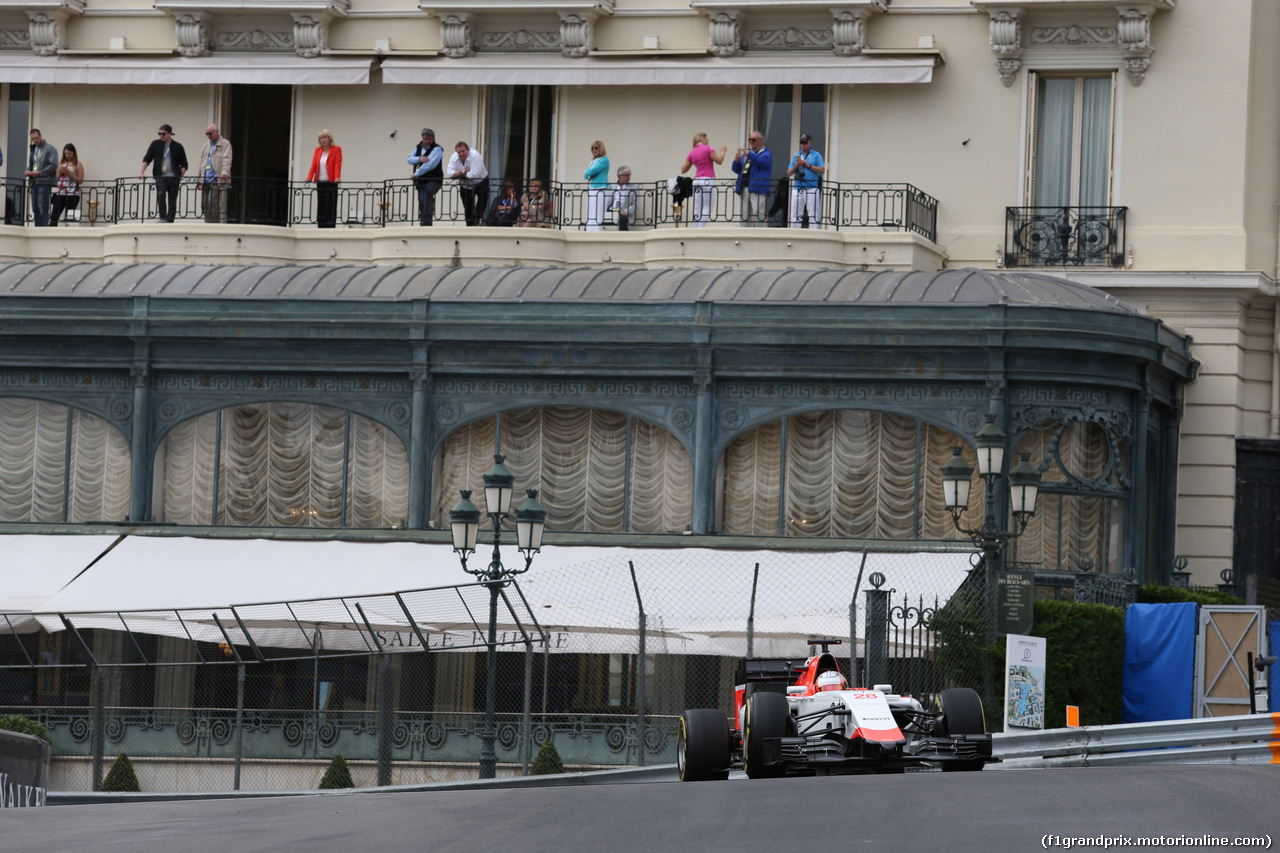 GP MONACO, 21.05.2015- Prove Libere 1, William Stevens (GBR) Manor Marussia F1 Team