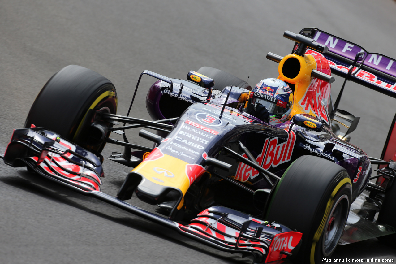 GP MONACO, 21.05.2015- Prove Libere 1, Daniel Ricciardo (AUS) Red Bull Racing RB11