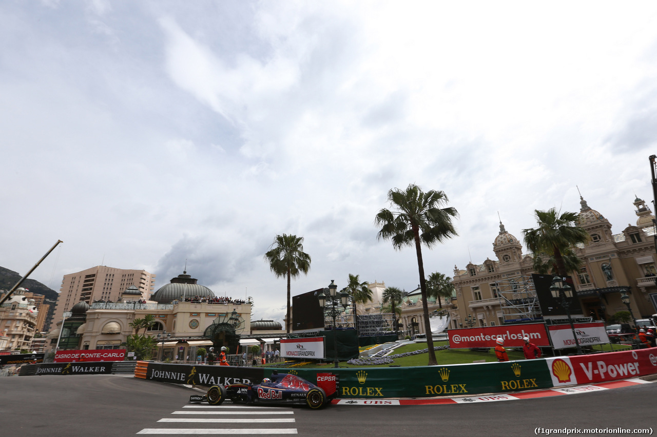 GP MONACO, 21.05.2015- Prove Libere 1, Max Verstappen (NED) Scuderia Toro Rosso STR10