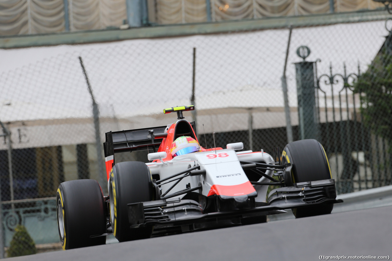 GP MONACO, 21.05.2015- Prove Libere 1, Roberto Merhi (ESP) Manor Marussia F1 Team