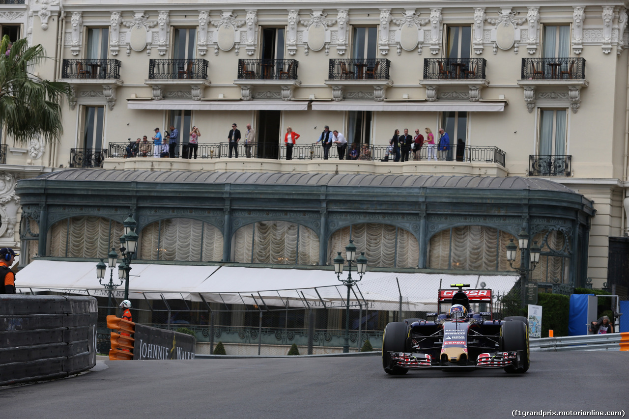 GP MONACO, 21.05.2015- Prove Libere 1, Carlos Sainz Jr (ESP) Scuderia Toro Rosso STR10